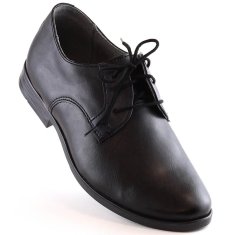 Chlapecké boty k přijímání černé Kornecki velikost 34