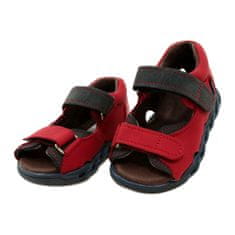 Sandály na suchý zip Mazurek 1363 Red velikost 25