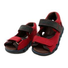 Sandály na suchý zip Mazurek 1363 Red velikost 30