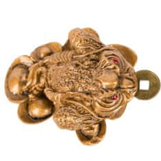 Feng shui Harmony Zlatá trojnohá žába 8cm