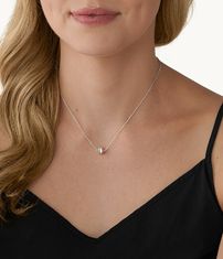 Michael Kors Stříbrný náhrdelník s logem Premium MKC1584AN998