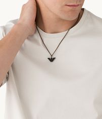Emporio Armani Fashion pánský náhrdelník s logem EGS2994040