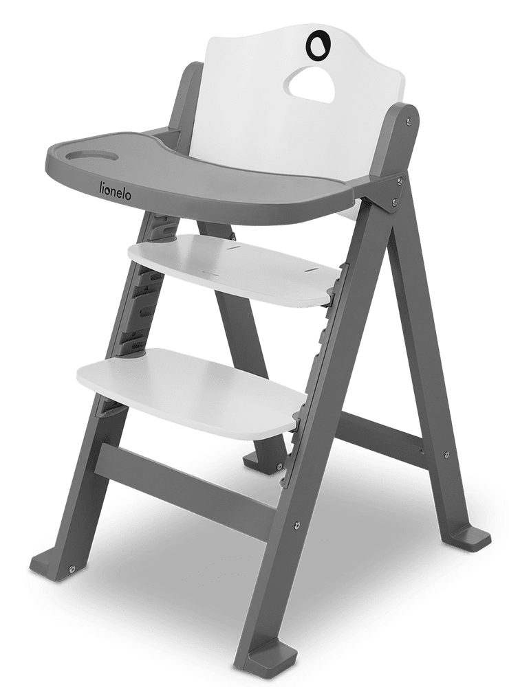 Lionelo jídelní židlička FLORIS GREY STONE