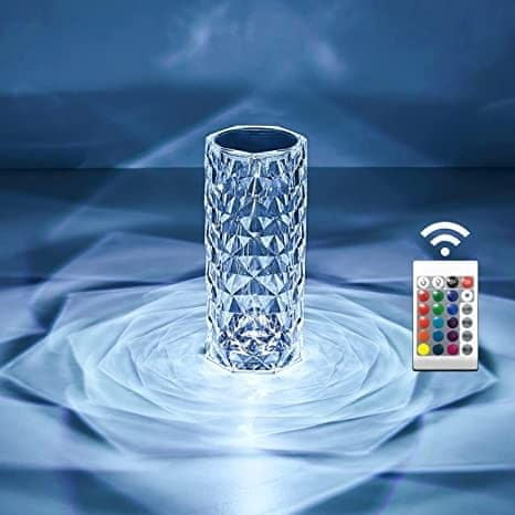 AUR Dekorativní 3D lampa s diamantovým efektem