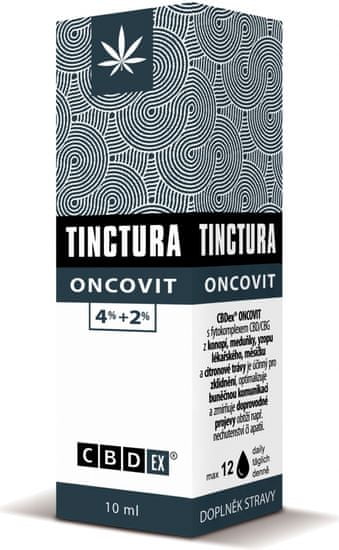 CBD Expert Tinctura OnCovit 4%+2%, 10ml