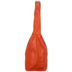 Delami Vera Pelle Velká dámská kožená kabelka Hayley, oranžová