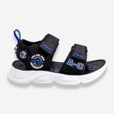 Dětské lehké sandály černé a modré velikost 32