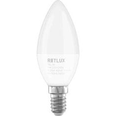 Retlux REL 35 Sada LED žárovek Candle LED C37 4x5W E14, teplá bílá 50005709