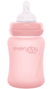 Levně Everyday Baby láhev sklo 150 ml Rose Pink