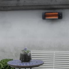 Petromila Sunred Nástěnný terasový ohřívač Lugo 2 000 W křemíkový šedý