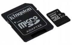 Kingston Paměťová karta microSDHC 32GB + adaptér
