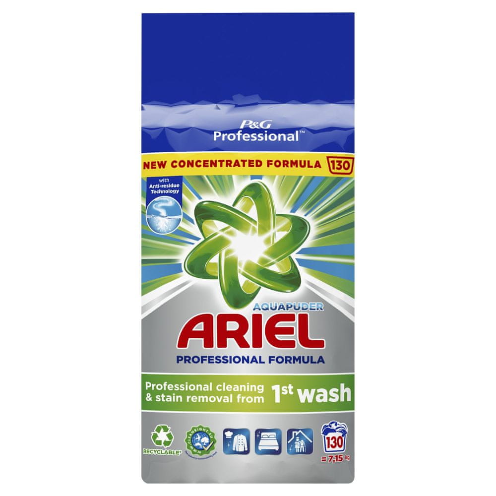 Ariel Professional prací prášek Regular 7,15 kg 130 praní