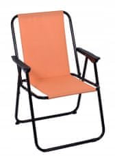 OEM Oranžová skládací zahradní židle 53 x 76 cm