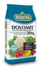 BioVita Dolomitové hnojivo s obsahem vápníku a hořčíku 20 kg