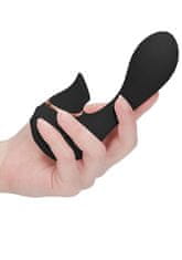 Shots Toys Irresistible Mythical black vibrátor se stimulátorem klitorisu