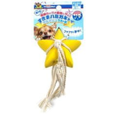 Japan Premium Gumová hračka s bavlněnou zubní nití "Mořská hvězda" pro psy