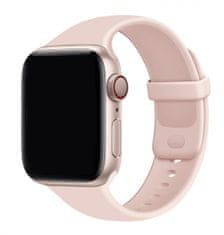 TopQ Silikonový řemínek Gummy pro Apple Watch 42-44-45-49 mm růžový 95833