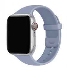 TopQ Silikonový řemínek Gummy pro Apple Watch 42-44-45-49 mm modrý 95830