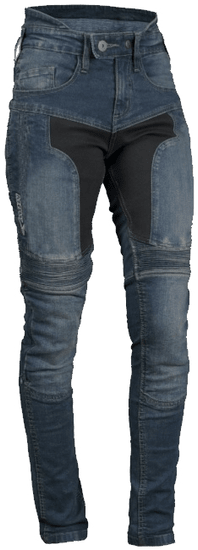 MBW kalhoty jeans PIPPA KEVLAR JEANS NV dámské modré