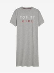 Tommy Hilfiger Šedé domácí šaty s logem Tommy Hilfiger Underwear XS