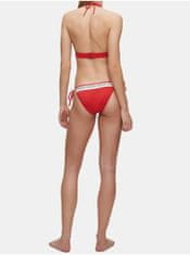 Calvin Klein Červený dámský spodní díl plavek Calvin Klein Underwear XS