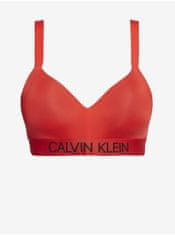 Calvin Klein Červený horní díl plavek Demi Bralette Plus Size High Risk Red Calvin Klein Underwear S