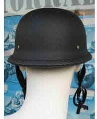 Sodager Retro otevřená moto helma DH-001 (Velikost: M (57-58), Barva: matně černá)