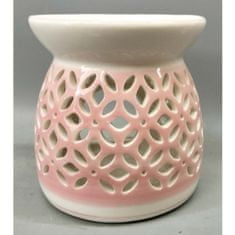 Autronic Aroma lampa, porcelánová. Růžová barva. ARK3614 PINK, sada 2 ks