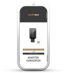 RhinoTech adaptér / redukce USB-C - USB-A, M/F, černá