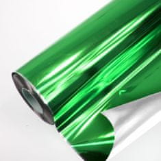 Torex Vánoční papír - folie METALIK 28 cm - zelená (25 m / rol)