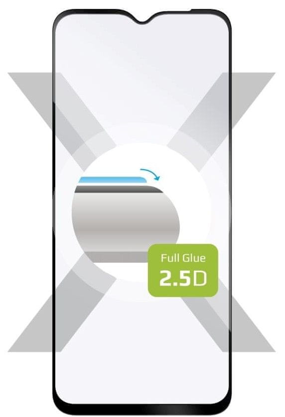 Levně FIXED Ochranné tvrzené sklo Full-Cover pro Samsung Galaxy M14 5G, lepení přes celý displej FIXGFA-1077-BK, černé