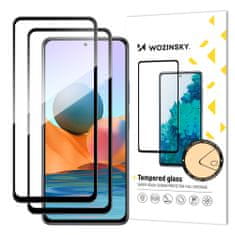 WOZINSKY sada 2ks Wozinsky 5D Full Glue (case friendly) tvrzené sklo pro Xiaomi Redmi Note 12 Pro+ / Note 12 Pro / Note 12 5G / Note 12 / Xiaomi Redmi Note 10 Pro , černá, 9145576216682
