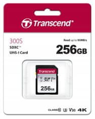 Transcend Paměťová karta 300S SDXC 256 GB
