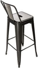 BHM Germany Barová židle Mason, černá