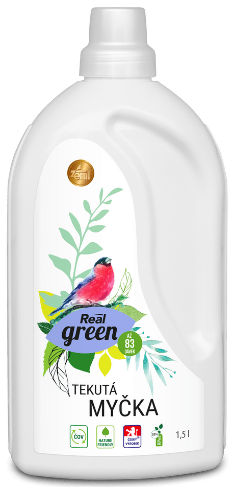 Real green tekutá myčka 1,5 l