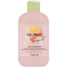 Inebrya Ice Cream Frequent Daily - Regenerační šampon pro krásné vlasy, Citlivě měkké a hedvábné na dotek, 300ml