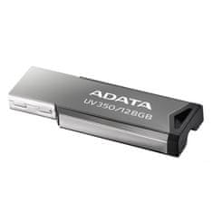 Adata Pendrive UV350 stříbrný/černý 128 GB