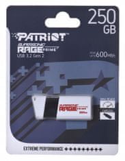 Patriot Pendrive Rage Prime bílý/červený 250 GB 