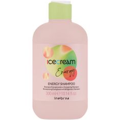 Inebrya Ice Cream Energy čisticí šampon na vlasy, Hydratuje a chrání vlasy před škodlivými faktory, 300ml