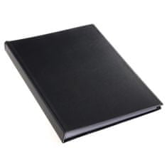 Greatstore rillstab Katalogová kniha A4 60 kapes černá