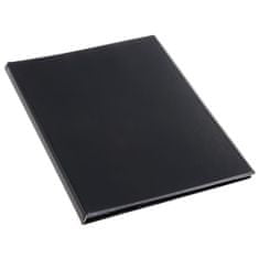 Greatstore rillstab Katalogová kniha A4 30 kapes černá