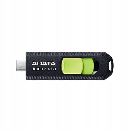 Adata Pendrive UC300 USB 3.2 Gen 1 typ C černý/zelený 32 GB