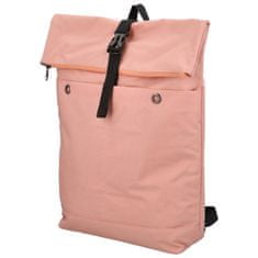 Newberry Praktický látkový batoh na notebook Lauko, růžová