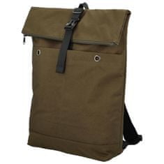 Newberry Praktický látkový batoh na notebook Lauko, khaki