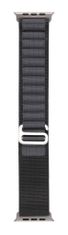 TopQ Textilní řemínek Wavy pro Apple Watch 38-40-41 mm černo-šedý 95890