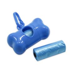 Akinu zásobník na sáčky na psí exkrementy - barva modrá