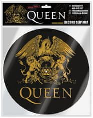 CurePink Podložka na talíř gramofonu Queen: Logo (průměr 30,5 cm)