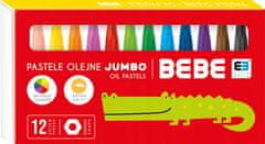 BTS Olejové pastely v pastelkách 12 barev B&amp;B Kids