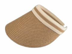 Kraftika 1ks hnědá přírodní dámský letní kšilt slaměný, klobouky