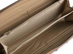Kraftika 1ks béžová dámská peněženka 10x19 cm, peněženky, manikúry